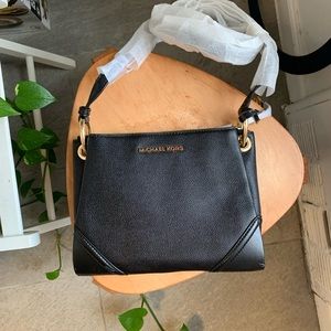MK black strap bag